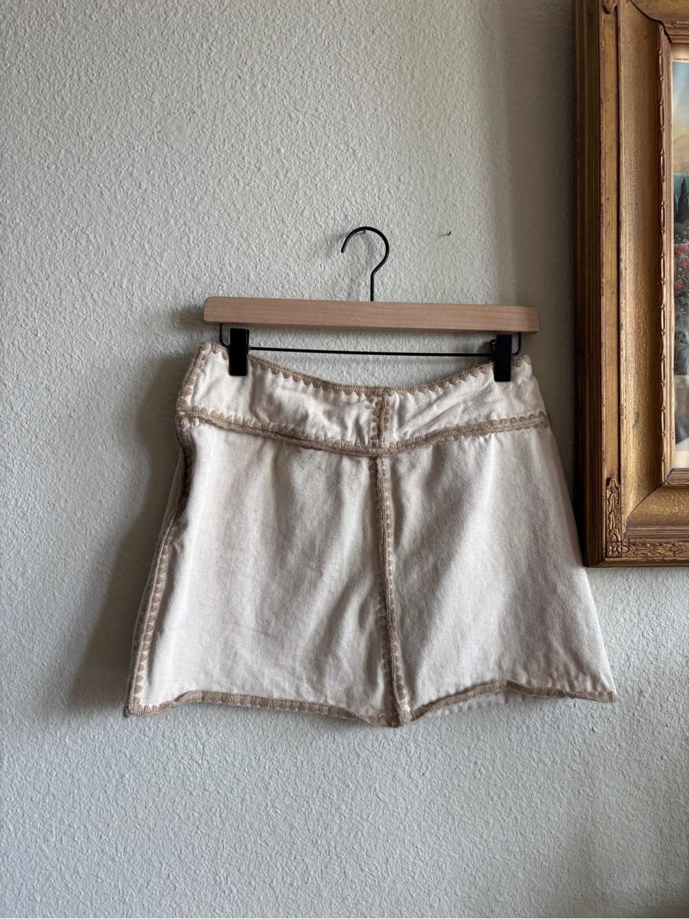 Women's Cream Cropped Jacket & Skirt Set - Cream - Picture 5 of 7